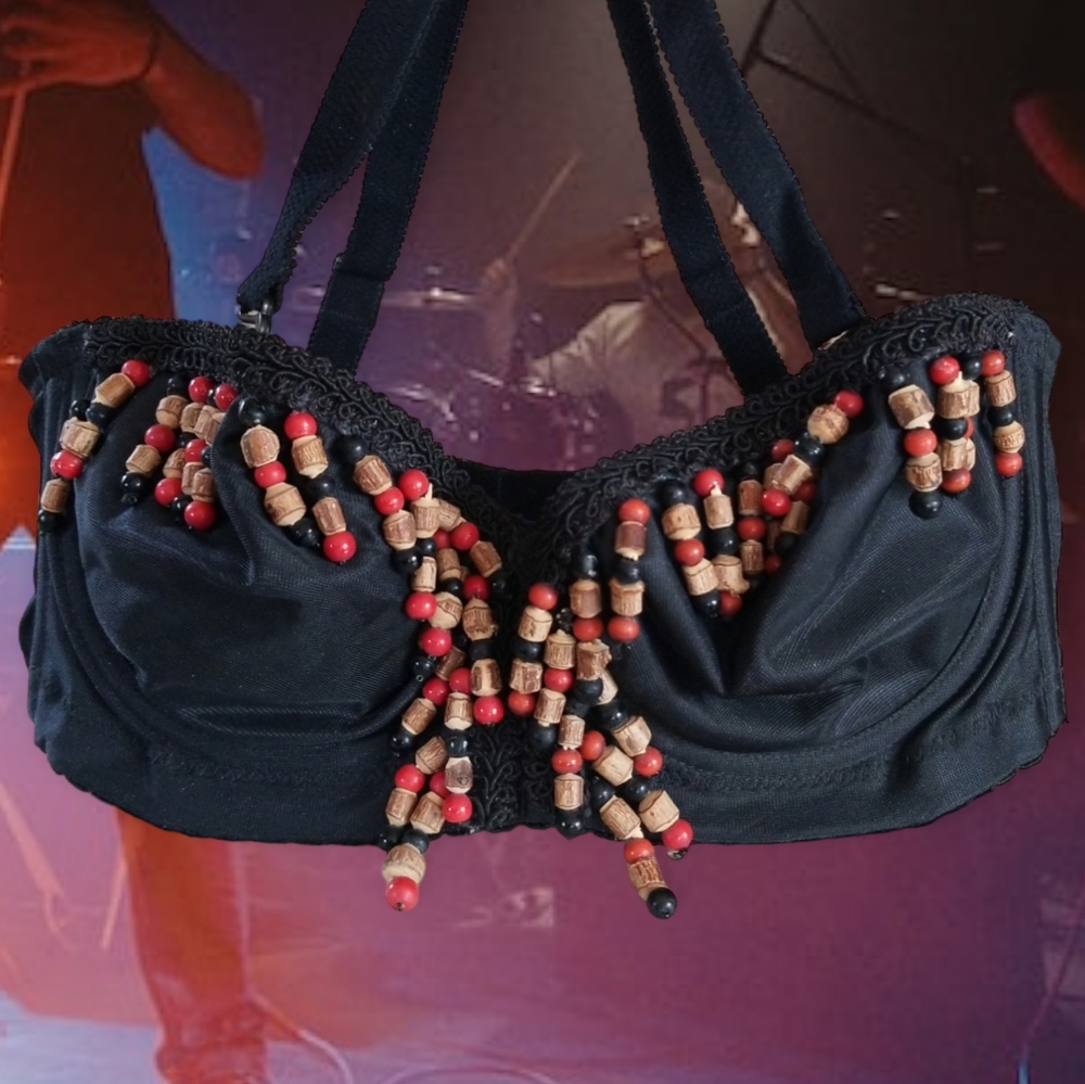 NWT Hand Crafted Repurposed Vintage 80s Pop Star Underwire Bra 34B